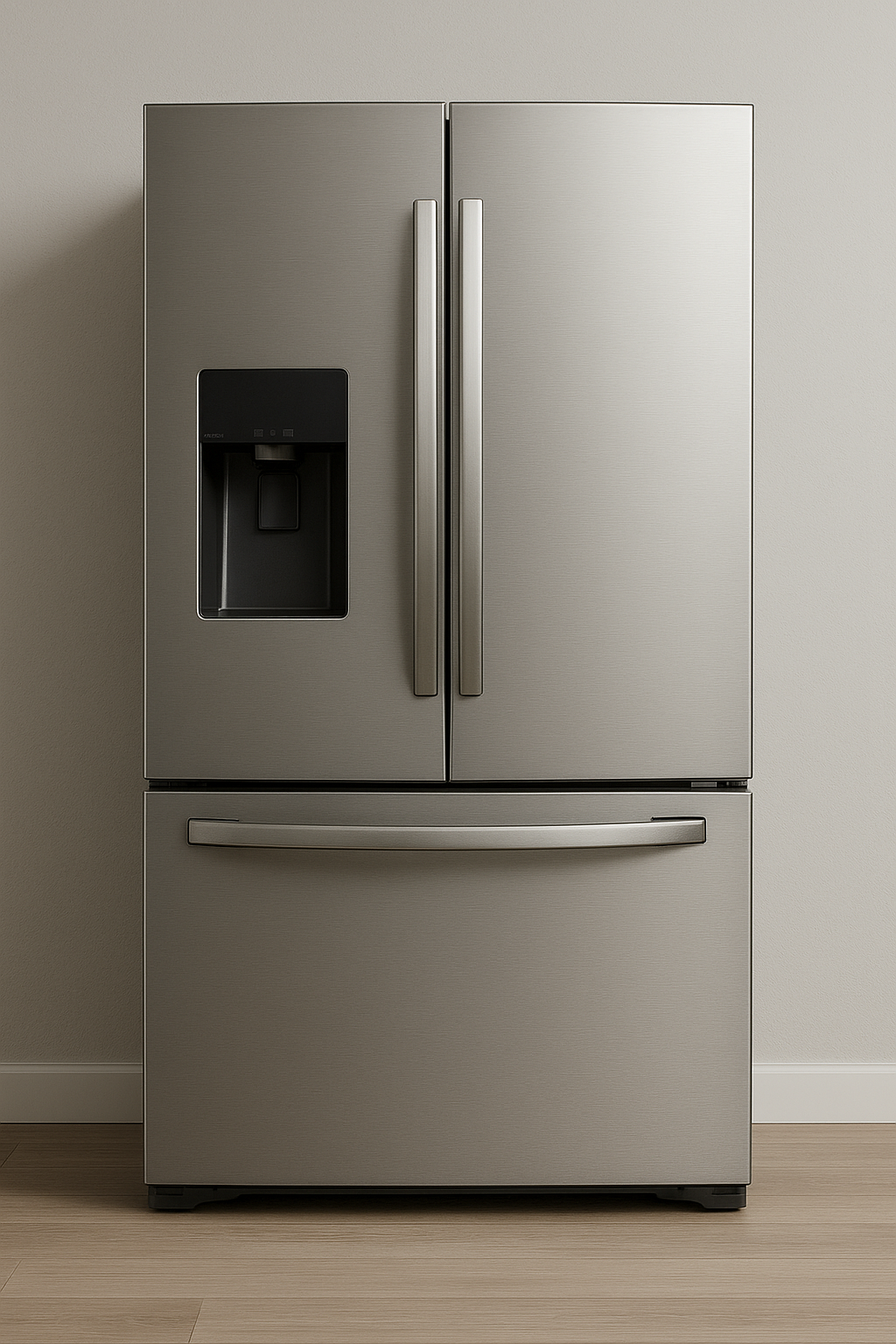 Refrigerator Freezing Food in Fridge Section 