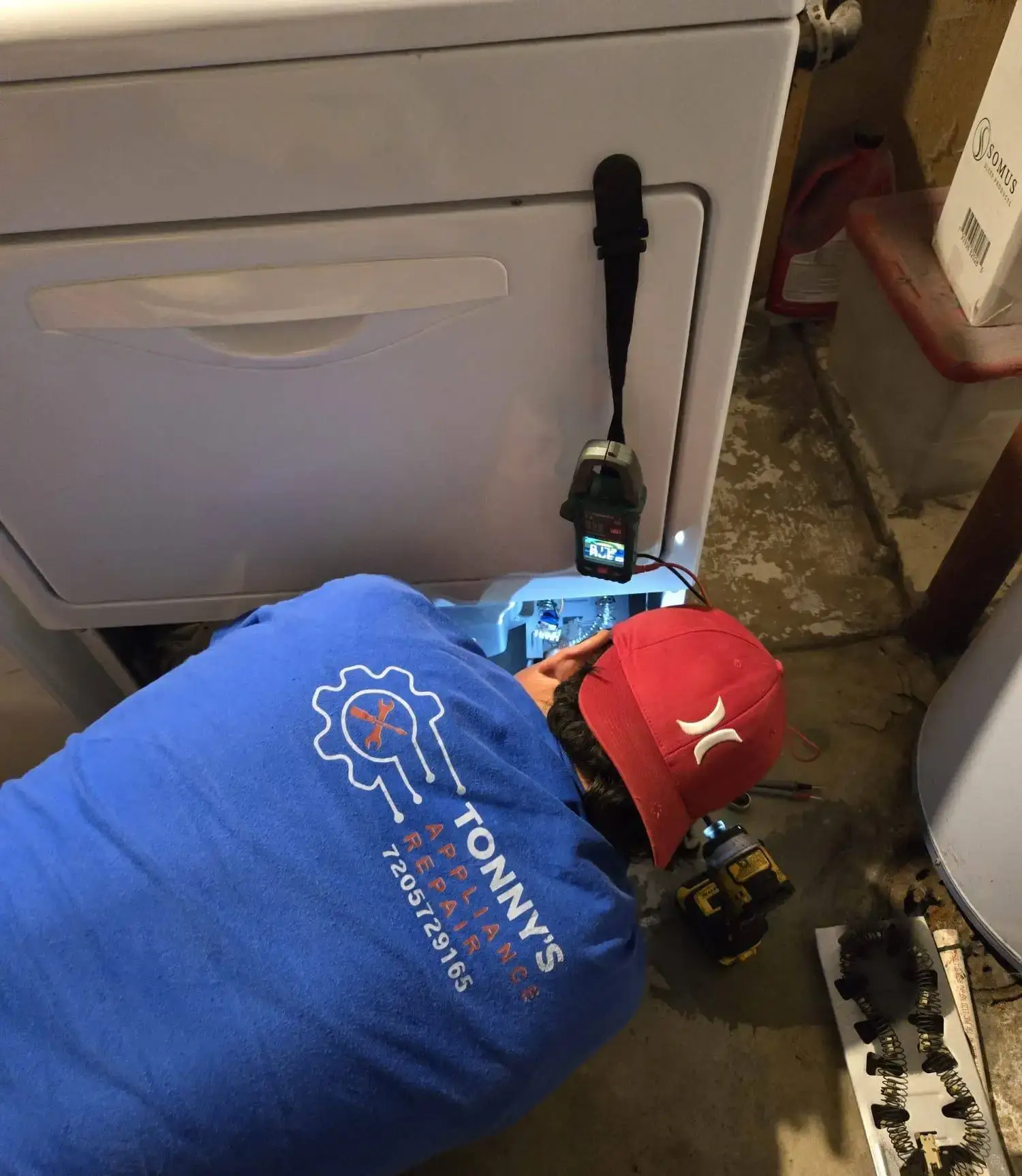 dryer not heating repair near me